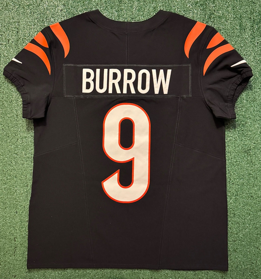 Joe Burrow Cincinnati Bengals Jersey #9 Nike Vapor FUSE Elite Black Size 44 (L) NFL