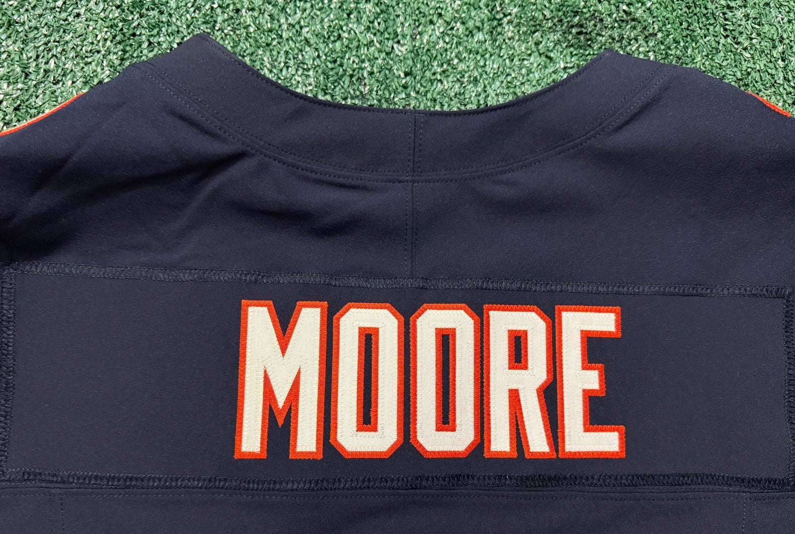 Dj Moore Chicago Bears Jersey #2 Nike Vapor FUSE Elite Navy Size 44 (Large) NFL