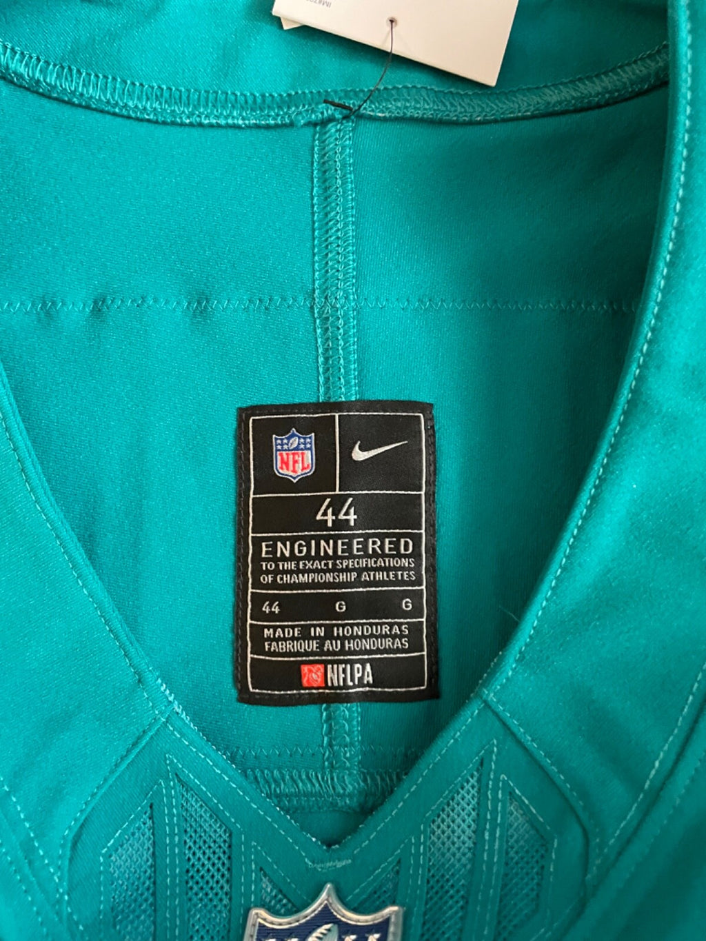 Tyreek Hill Miami Dolphins Jersey #10 Nike Vapor Fuse Elite Blue Size 44 (L) NFL