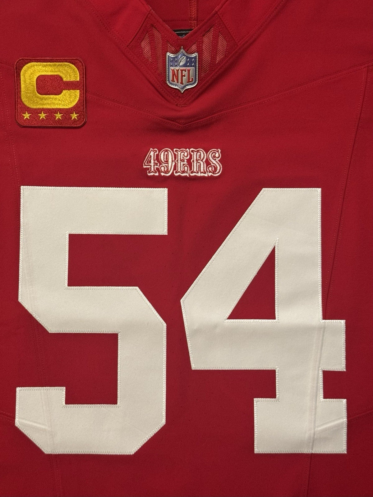 Fred Warner San Francisco 49ers
Jersey #54 Nike Vapor FUSE Elite red Size 48 (XL) NFL