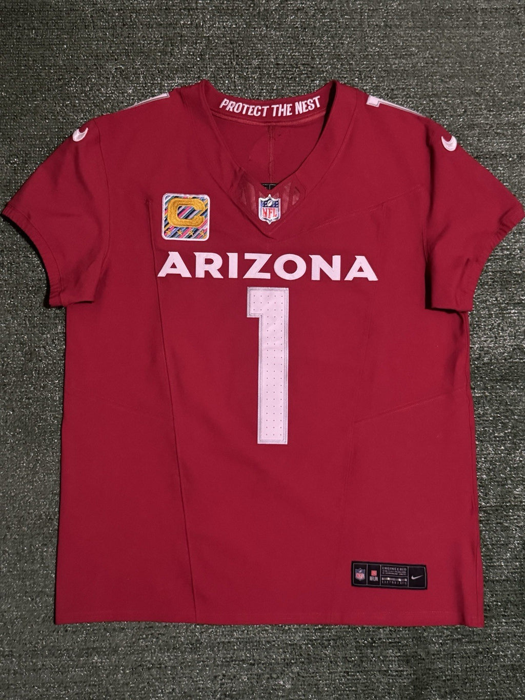 Kyler Murray Arizona Cardinals Jersey #1 Nike Vapor FUSE Elite red Size 44 (Large) NFL