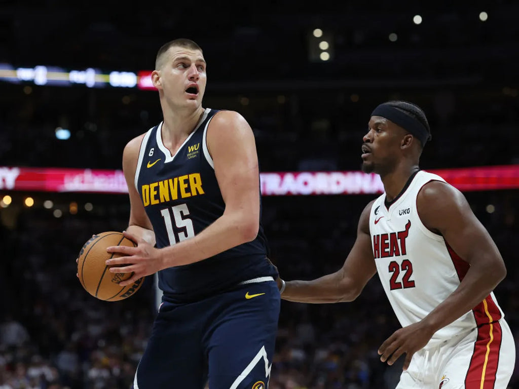 Nikola Jokic Denver Nuggets Jersey #15 Nike ADV Authentic Navy Size 48 (L) NBA
