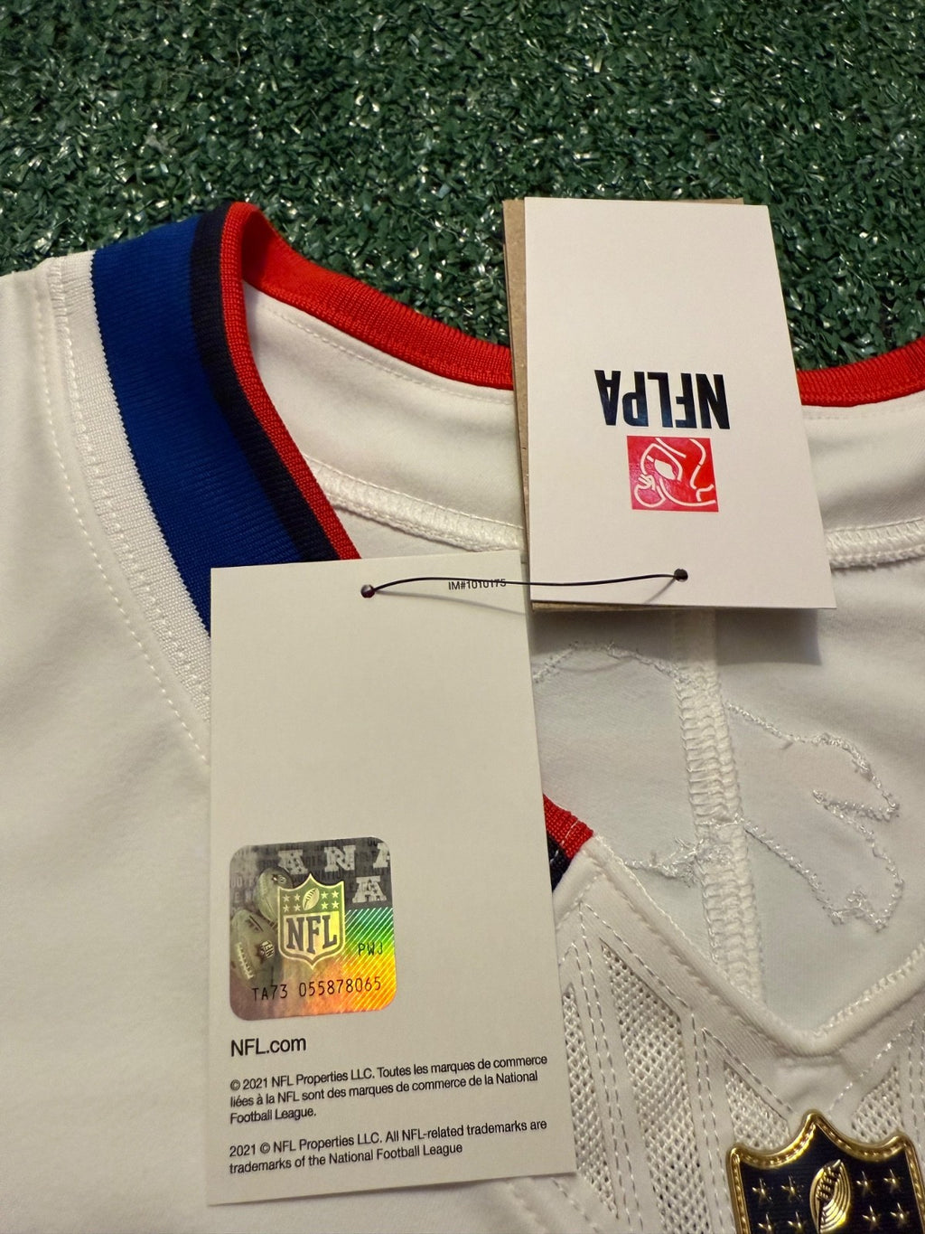 Josh Allen Buffalo Bills Jersey #17 Nike Vapor Fuse Elite White Size 44 (L) NFL