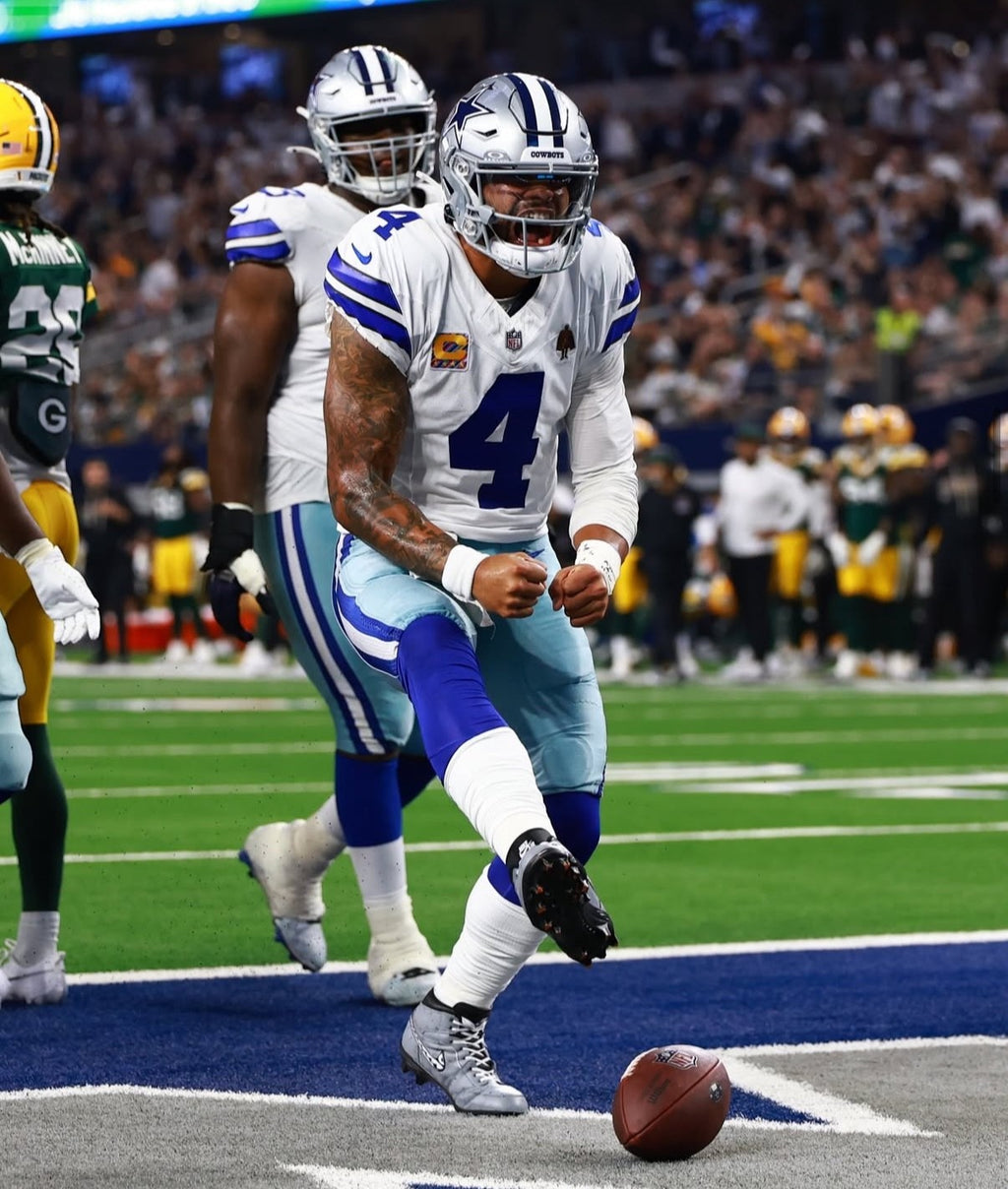 Dak Prescott Dallas Cowboys Jersey #4 Nike Vapor FUSE Elite White Size 44 (Large) NFL