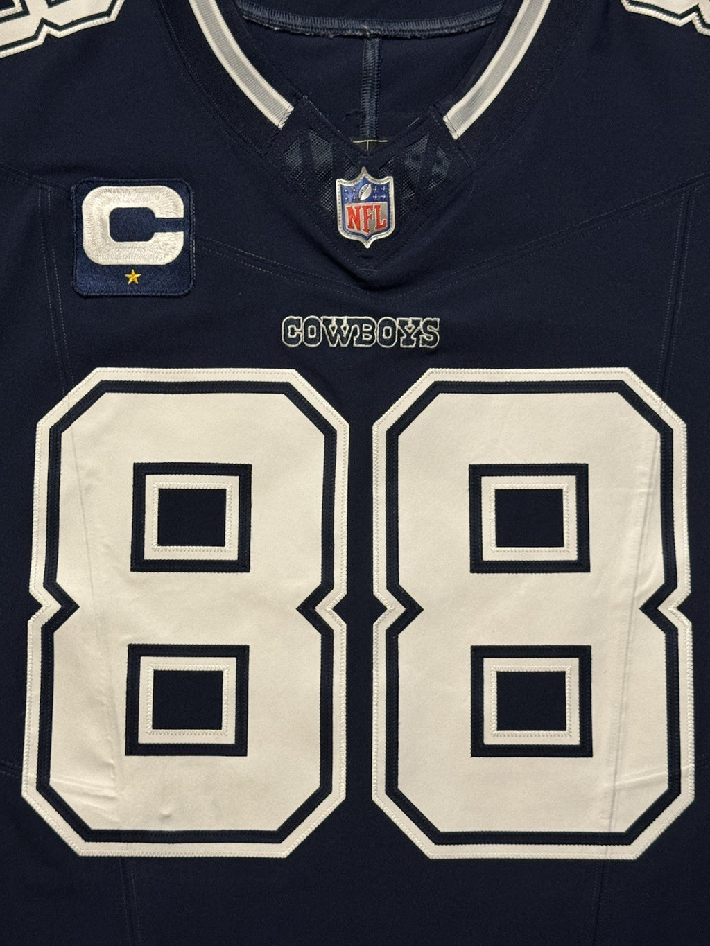 Ceedee Lamb Dallas Cowboys jersey #88 Nike Vapor FUSE Elite Navy size 44 (Large) NFL