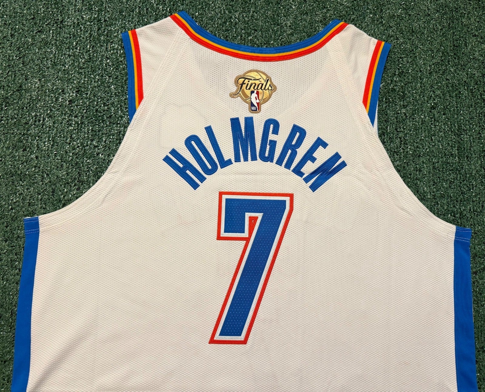 Chet Holmgren Oklahoma City Thunder Jersey #7 Nike ADV Authentic White Size 52 (XL) NBA
