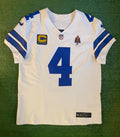 Dak Prescott Dallas Cowboys Jersey #4 Nike Vapor FUSE Elite White Size 44 (Large) NFL