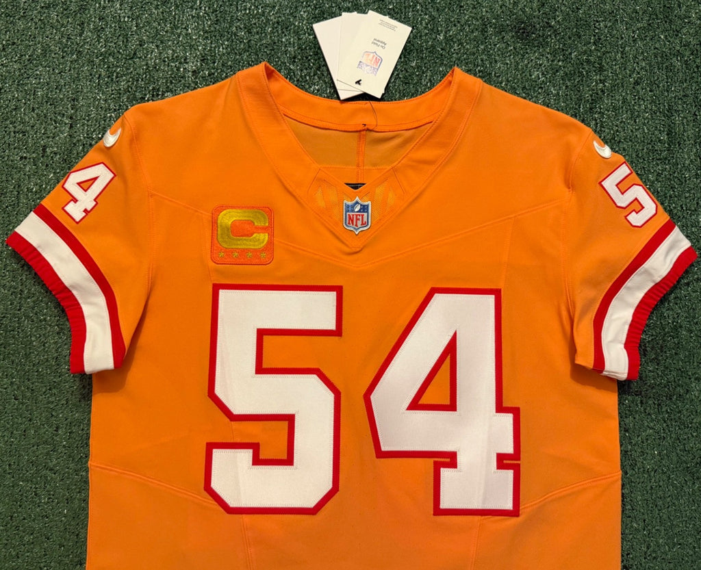 Lavonte David Tampa Bay Buccaneers Jersey #54 Nike Vapor FUSE Elite Orange Creamsicle Size 44 (Large) NFL