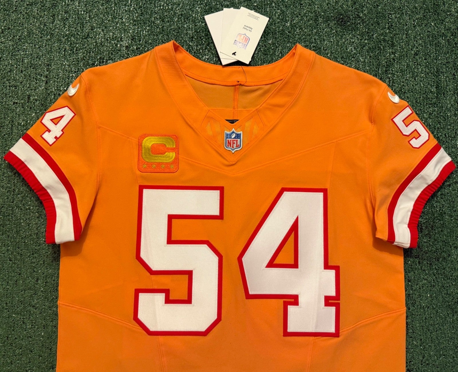 Lavonte David Tampa Bay Buccaneers Jersey #54 Nike Vapor FUSE Elite Orange Creamsicle Size 44 (Large) NFL