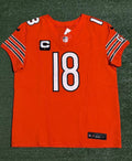 Caleb Williams Chicago Bears Jersey #18 Nike Vapor FUSE Elite Orange Size 48 (XL) NFL