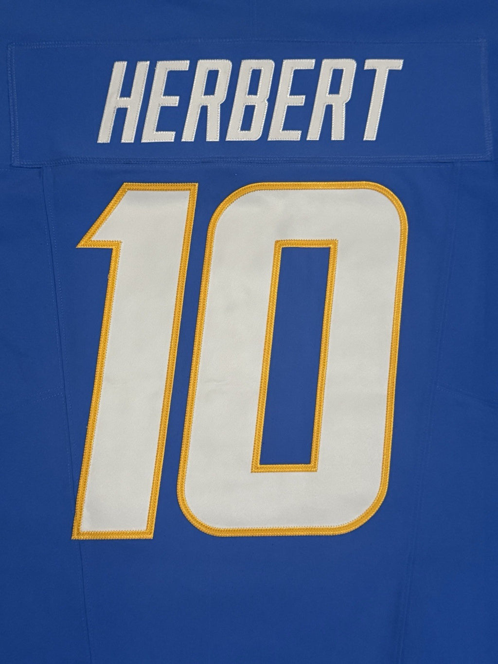 Justin Herbert Los Angeles Chargers Jersey #10 Nike Vapor Fuse Elite Blue Size 48 (XL) NFL
