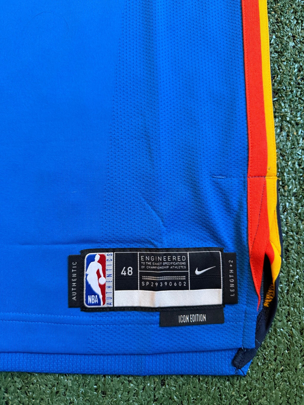 Chet Holmgren Oklahoma City Thunder Jersey #7 Nike ADV Authentic Blue Size 48 (L) NBA