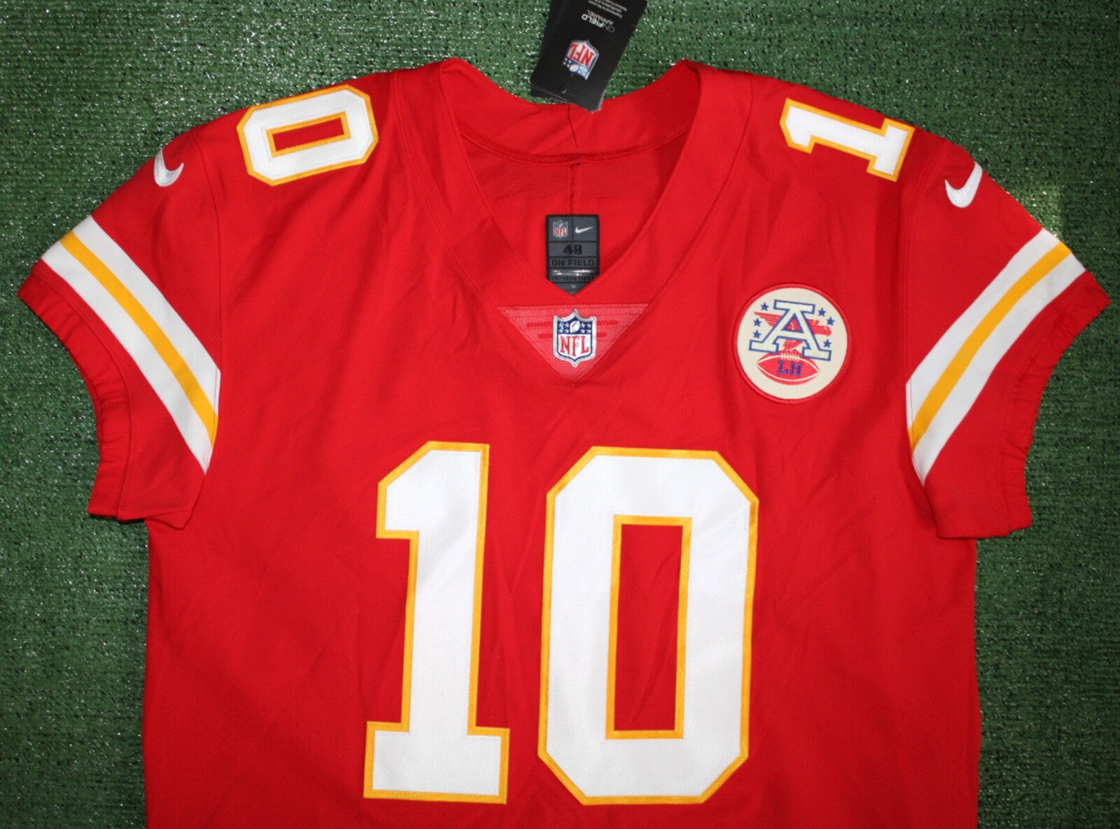 Isiah Pacheco Kansas City Chiefs Jersey #10 Nike Vapor Elite Red Size 48 (XL) NFL