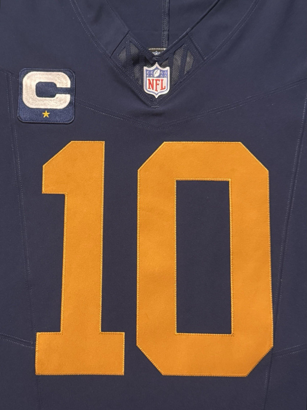Jordan Love Green Bay Packers Jersey #10 Nike Vapor FUSE Elite Navy Size 40 (Medium) NFL