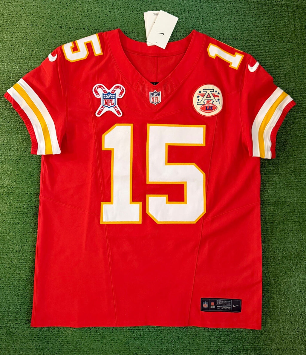 Patrick Mahomes Kansas City Chiefs Jersey #15 Nike Vapor FUSE Elite Red Size 48 (XL) NFL