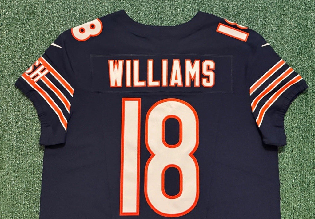 Caleb Williams Chicago Bears Jersey #18 Nike Vapor FUSE Elite Navy Size 48 (XL) NFL