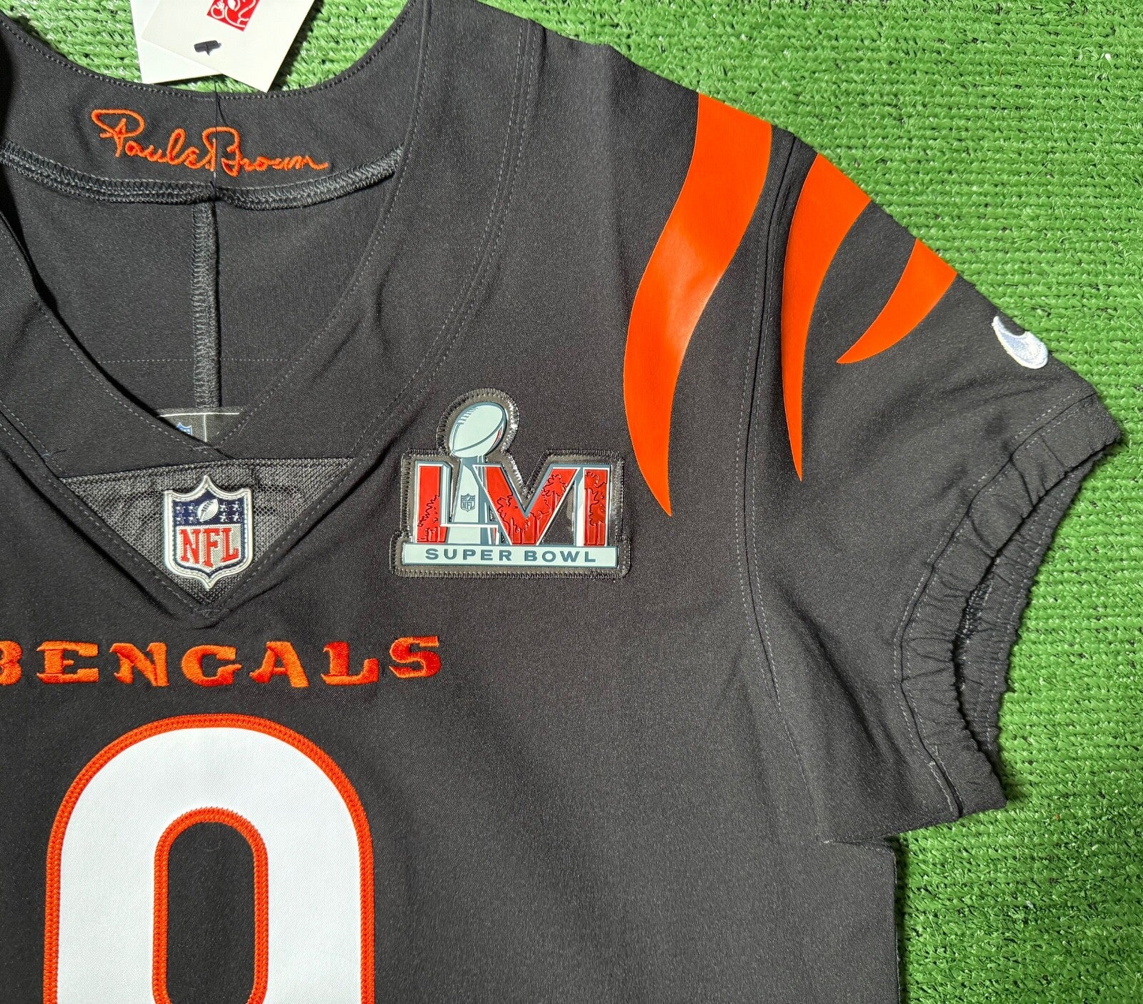 Joe Burrow Cincinnati Bengals Jersey #9 Nike Vapor Elite Black Size 40 (M) NFL