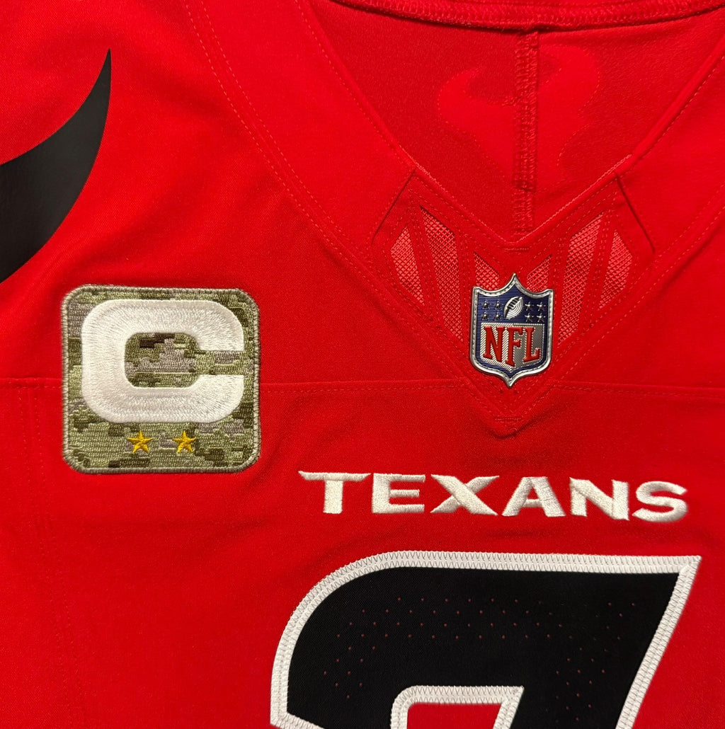 CJ Stroud Houston Texans Jersey #7 Nike Vapor Fuse Elite Red Size 40 (M) NFL