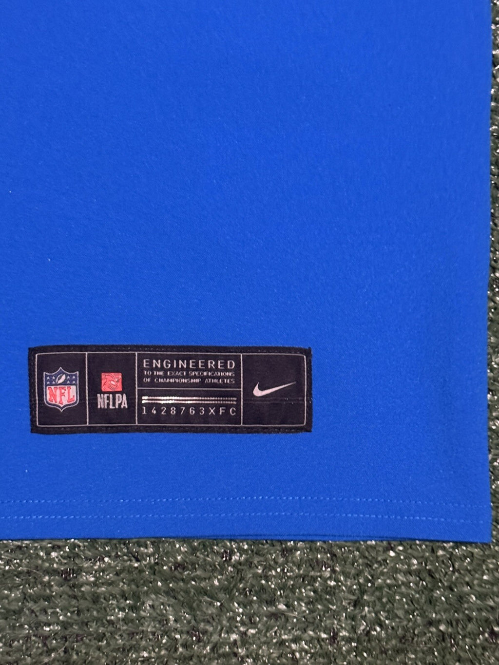 Jared Goff Detroit Lions Jersey #16  Nike Vapor FUSE Elite Blue Size 48 (XL) NFL