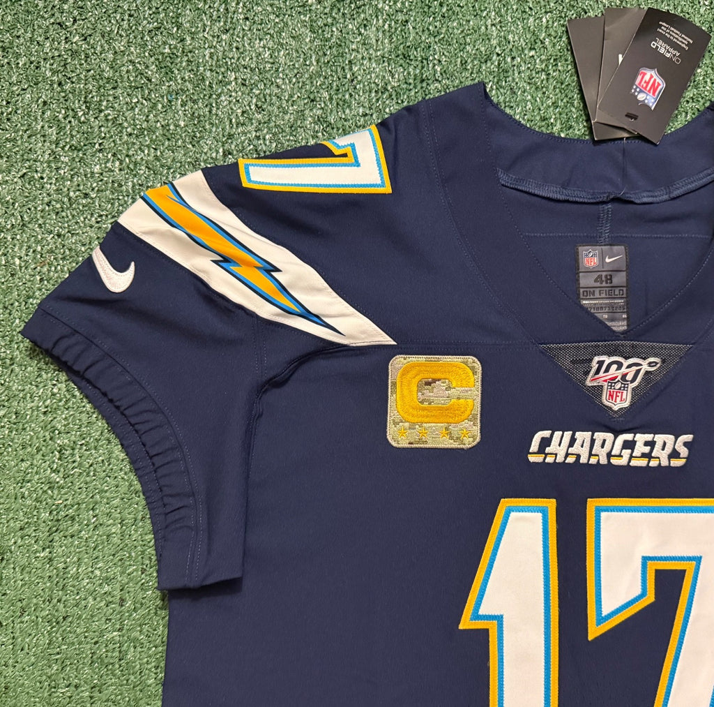 Philip Rivers Los Angeles Chargers Jersey #17 Nike Vapor Elite Navy Size 48 (XL) NFL