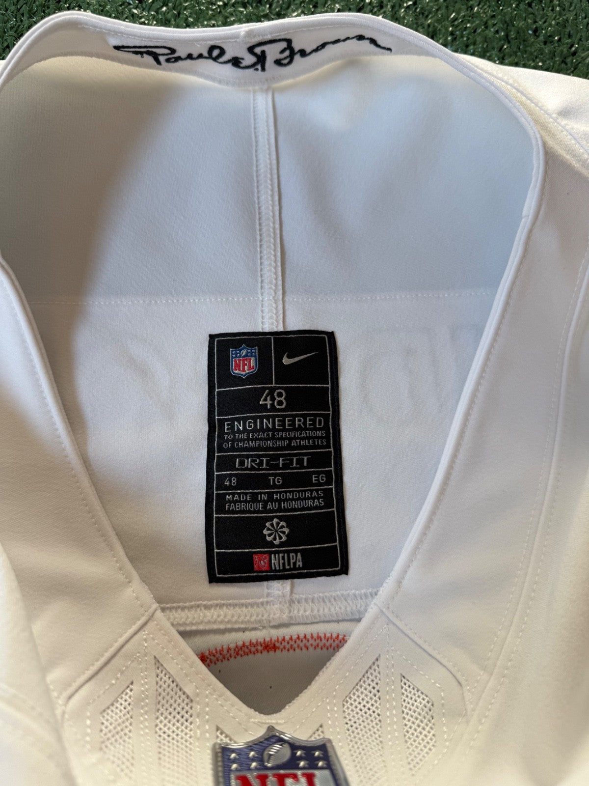 Joe Burrow Cincinnati Bengals Jersey #9 Nike Vapor FUSE Elite White Size 48 (XL) NFL