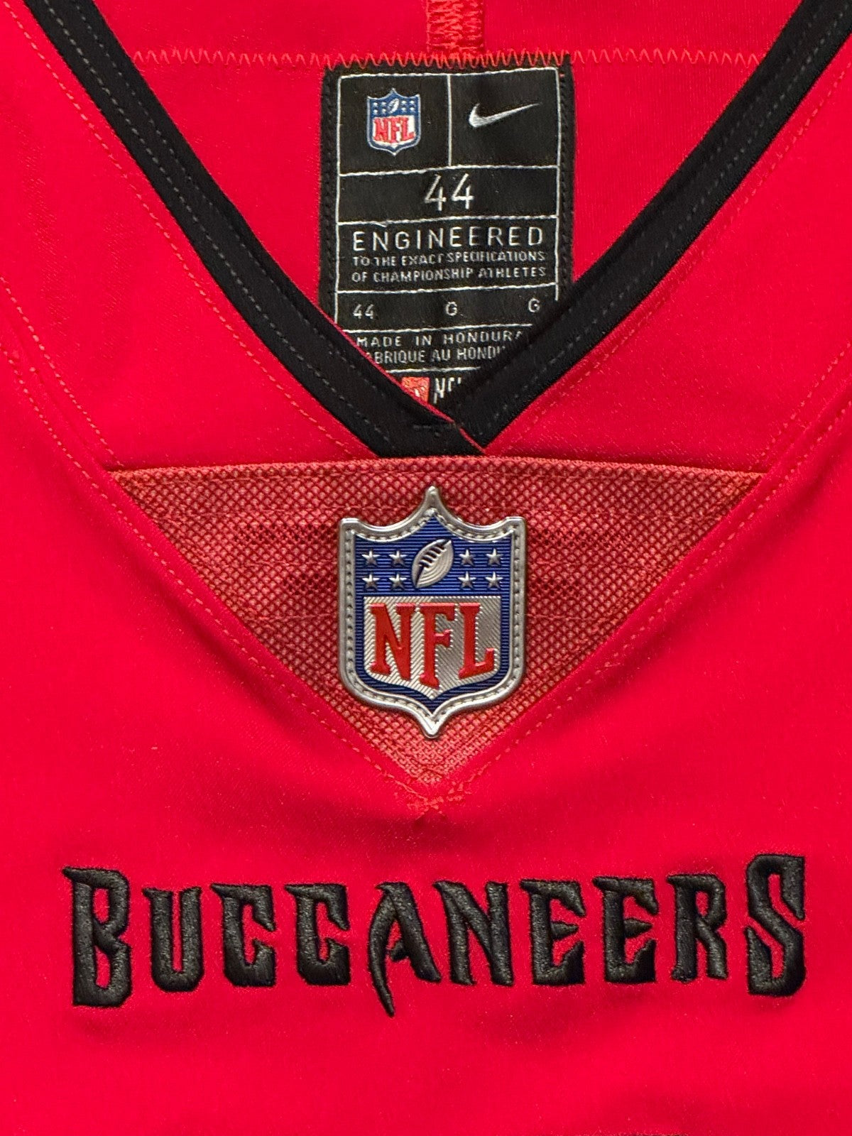 Baker Mayfield Tampa Bay Buccaneers Jersey #6 Nike Vapor Elite Red size 44 (Large) NFL