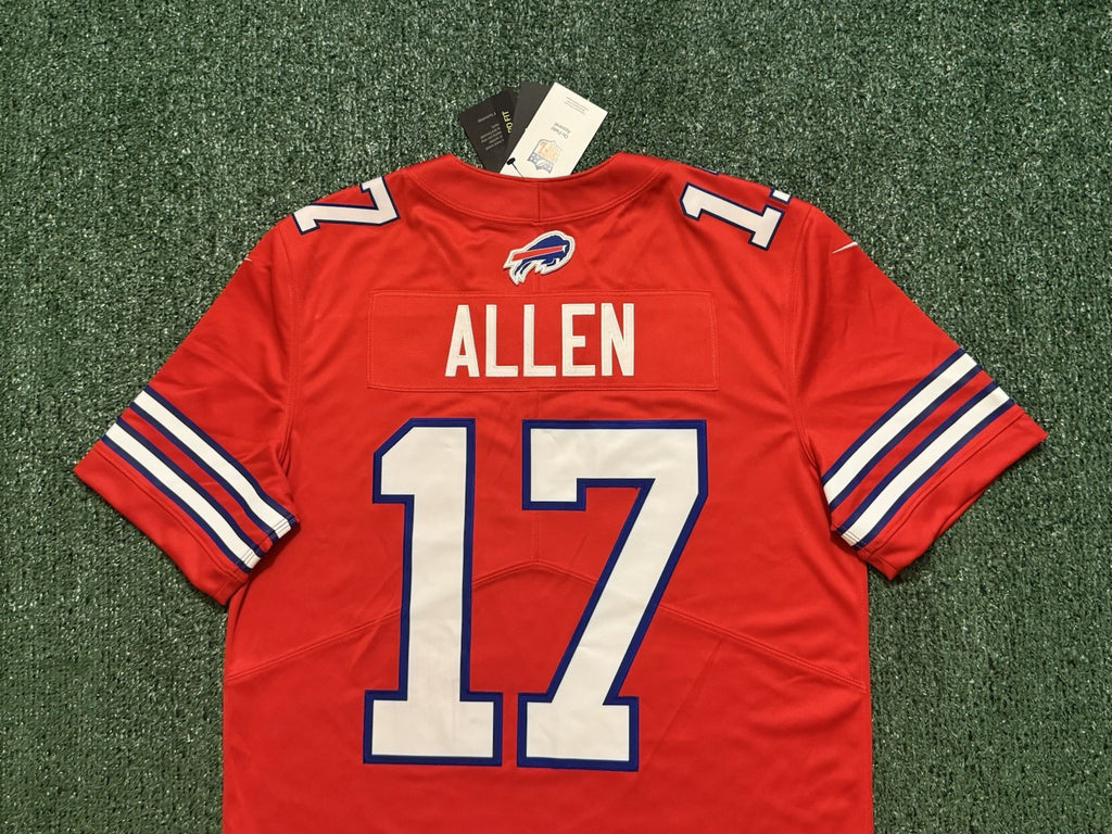 Josh Allen Buffalo Bills Jersey #17 Nike Vapor Limited Red Size M NFL