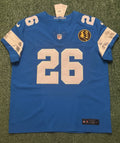 Jahmyr Gibbs Detroit Lions Jersey #26 Nike Vapor FUSE Elite Blue Size 48 (XL) NFL