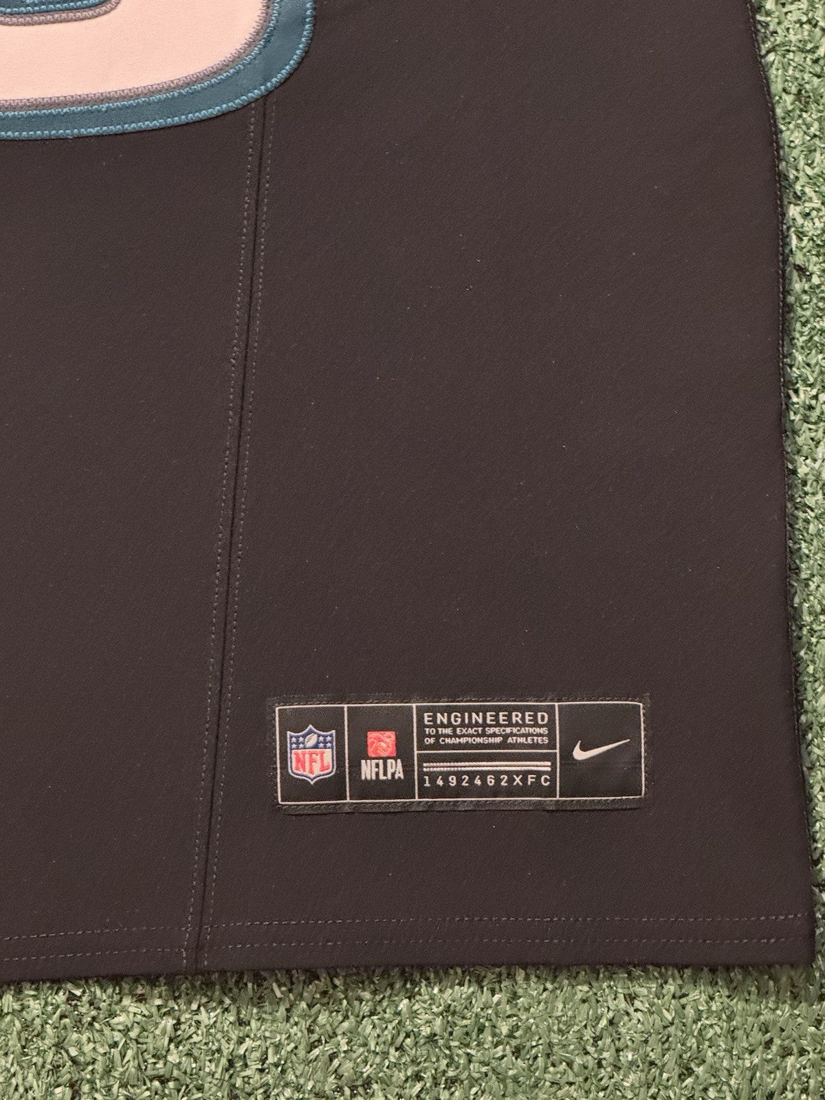Saquon Barkley Philadelphia Eagles Jersey #26 Nike Vapor FUSE Elite Black size 40 (medium) NFL