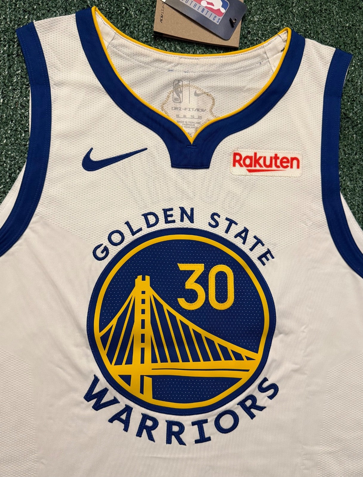 Steph Curry Golden State Warriors Jersey #30 Nike ADV Authentic White Size 52 (XL) NBA