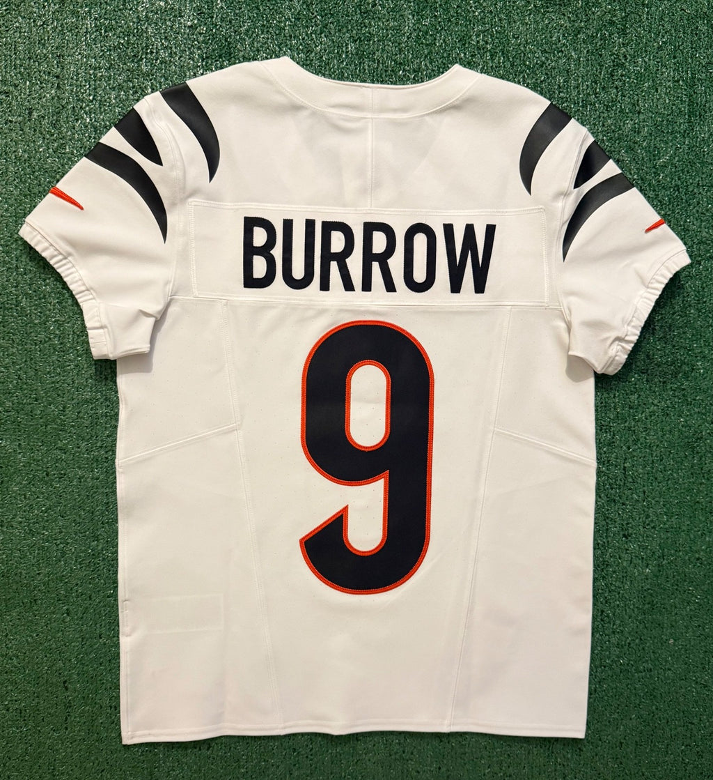 Joe Burrow Cincinnati Bengals Jersey #9 Nike Vapor FUSE Elite White Size 40 (M) NFL