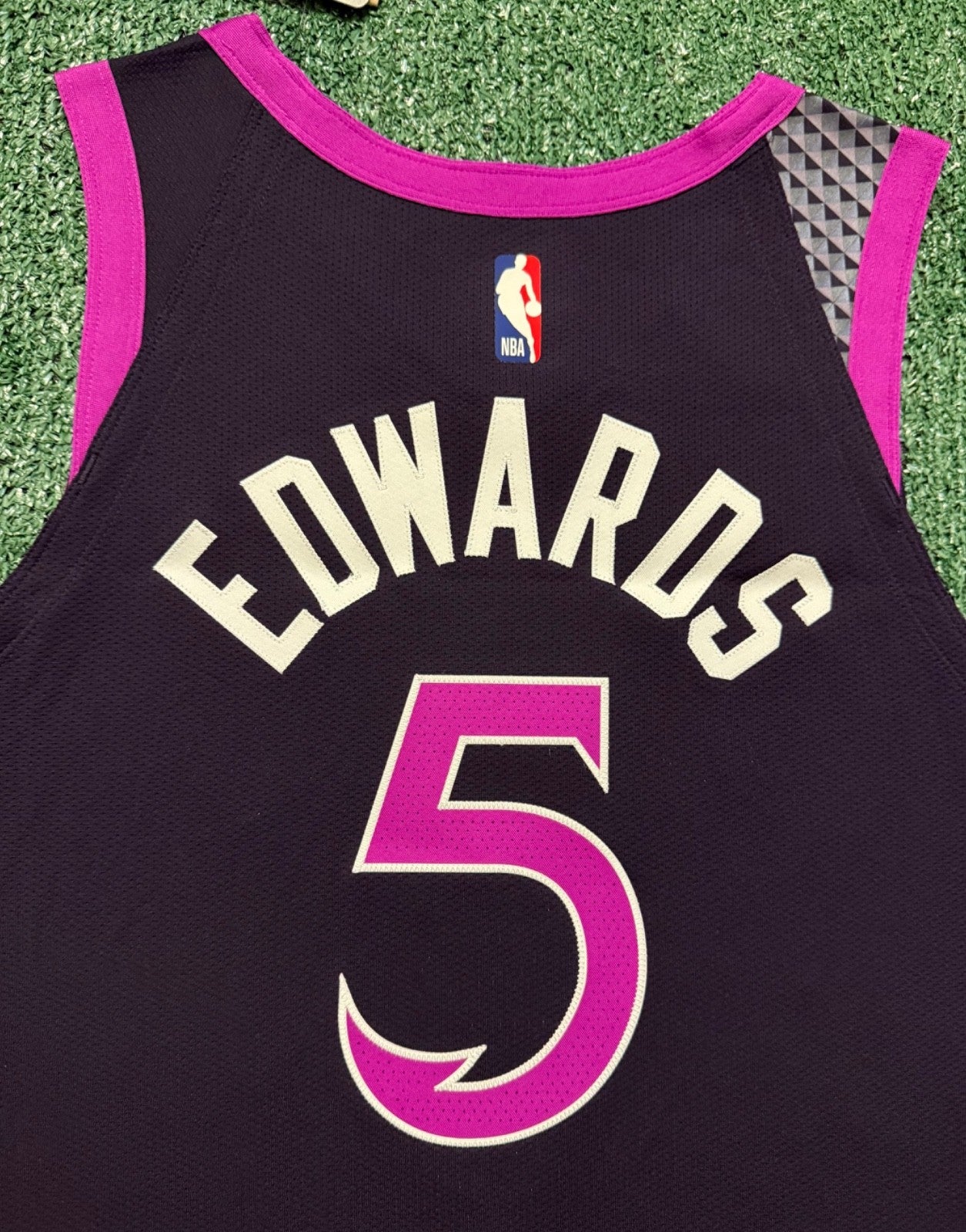 Anthony Edwards Minnesota Timberwolves Jersey #5 Nike ADV Authentic Black Size 48 (L) NBA