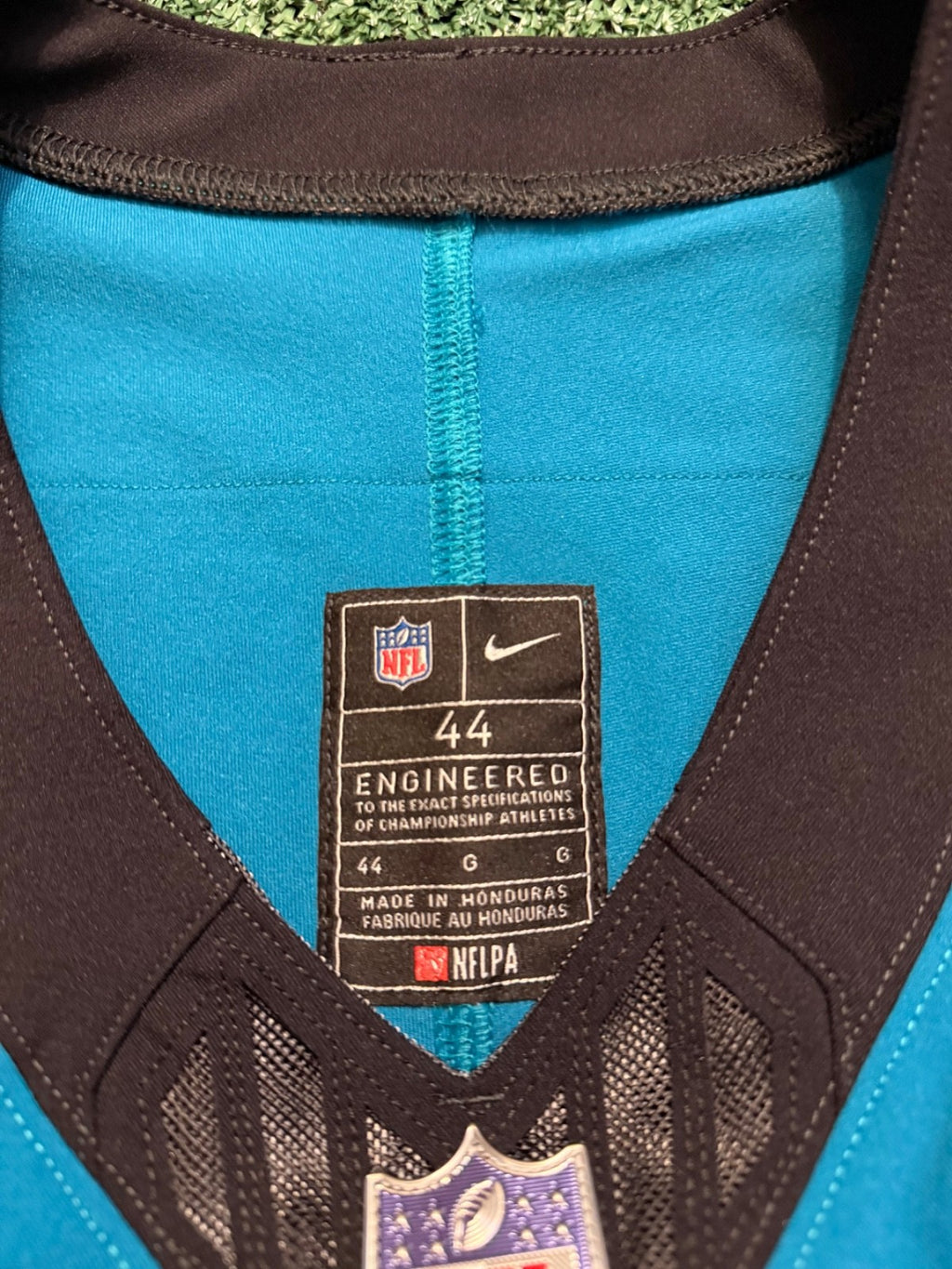 Trevor Lawrence Jacksonville Jaguars Jersey #16 Nike Vapor Fuse Elite Teal Size 44 (L) NFL