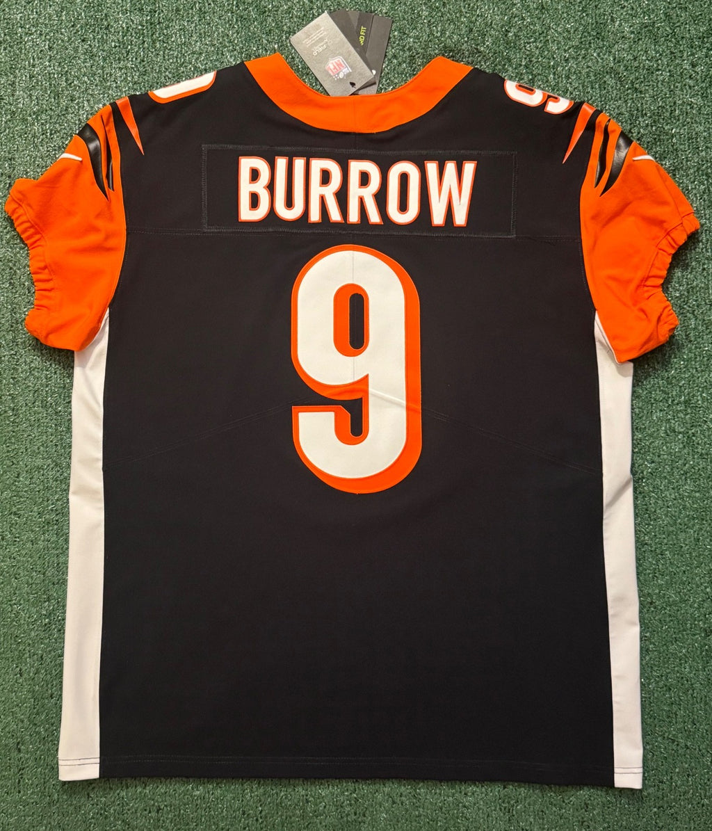 Joe Burrow Cincinnati Bengals Jersey #9 Nike Vapor Elite Black Size 48 (XL) NFL