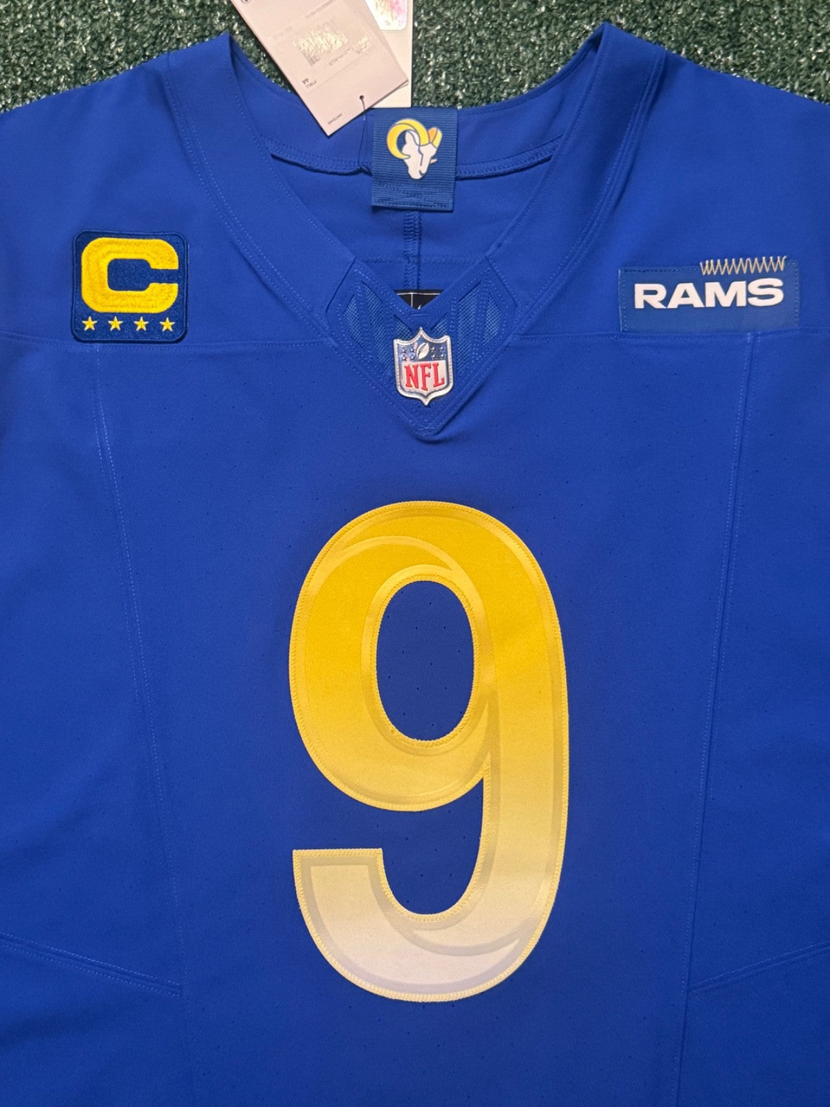 Matthew Stafford Los Angeles Rams Jersey #9 Nike Vapor FUSE Elite blue Size 44 (Large) NFL