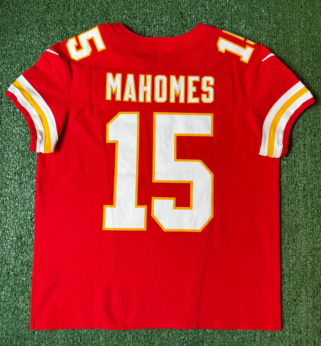 Patrick Mahomes Kansas City Chiefs Jersey #15 Nike Vapor FUSE Elite Red Size 48 (XL) NFL