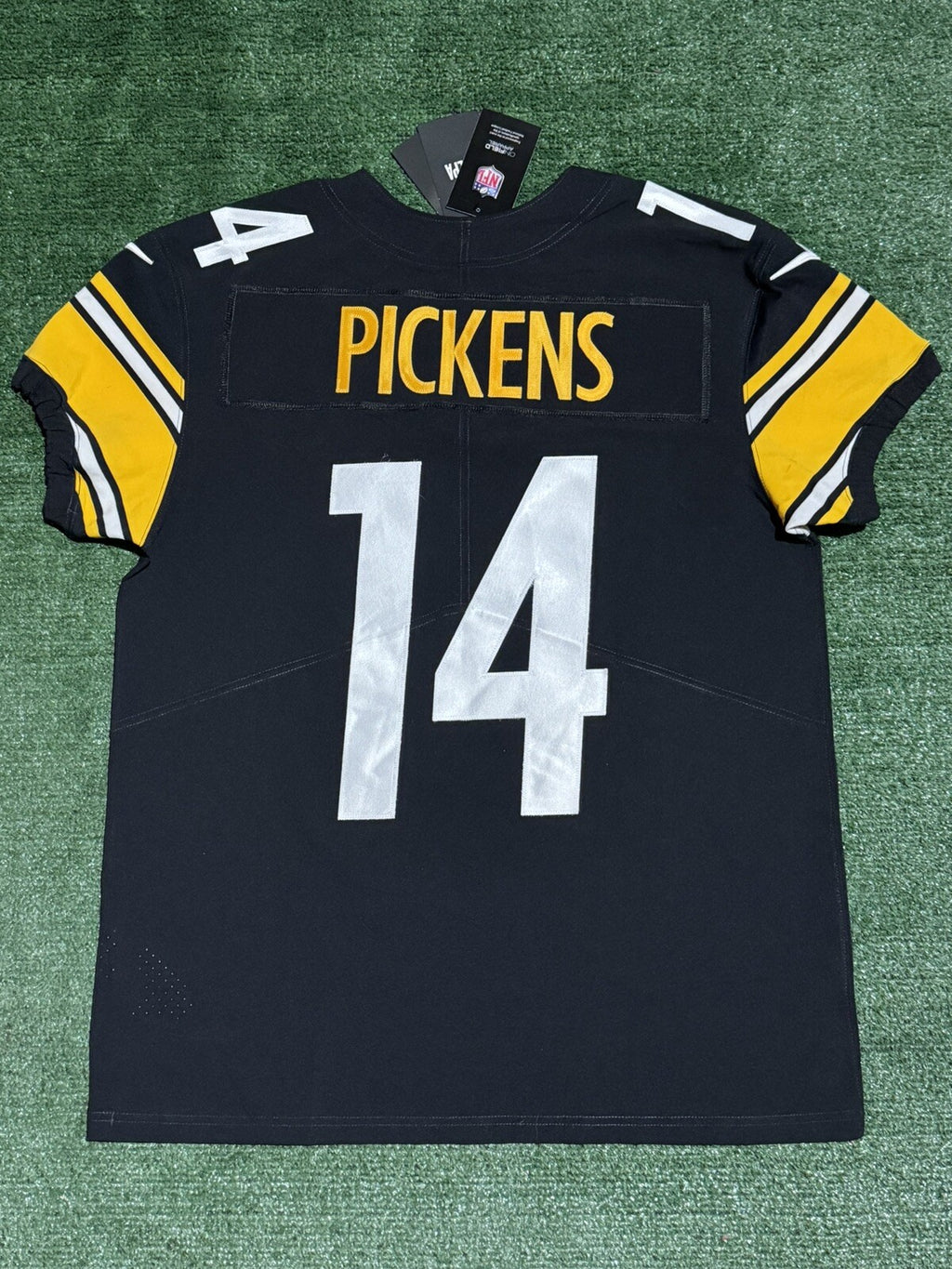 George Pickens Pittsburgh Steelers Jersey #14 Nike Vapor Elite Black Size 44 (L) NFL