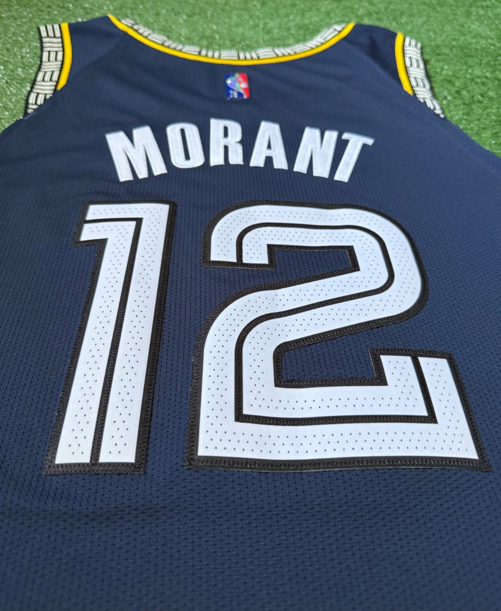 Ja Morant Memphis Grizzlies Jersey #12 Nike ADV Authentic Blue Size 52 (XL) NBA