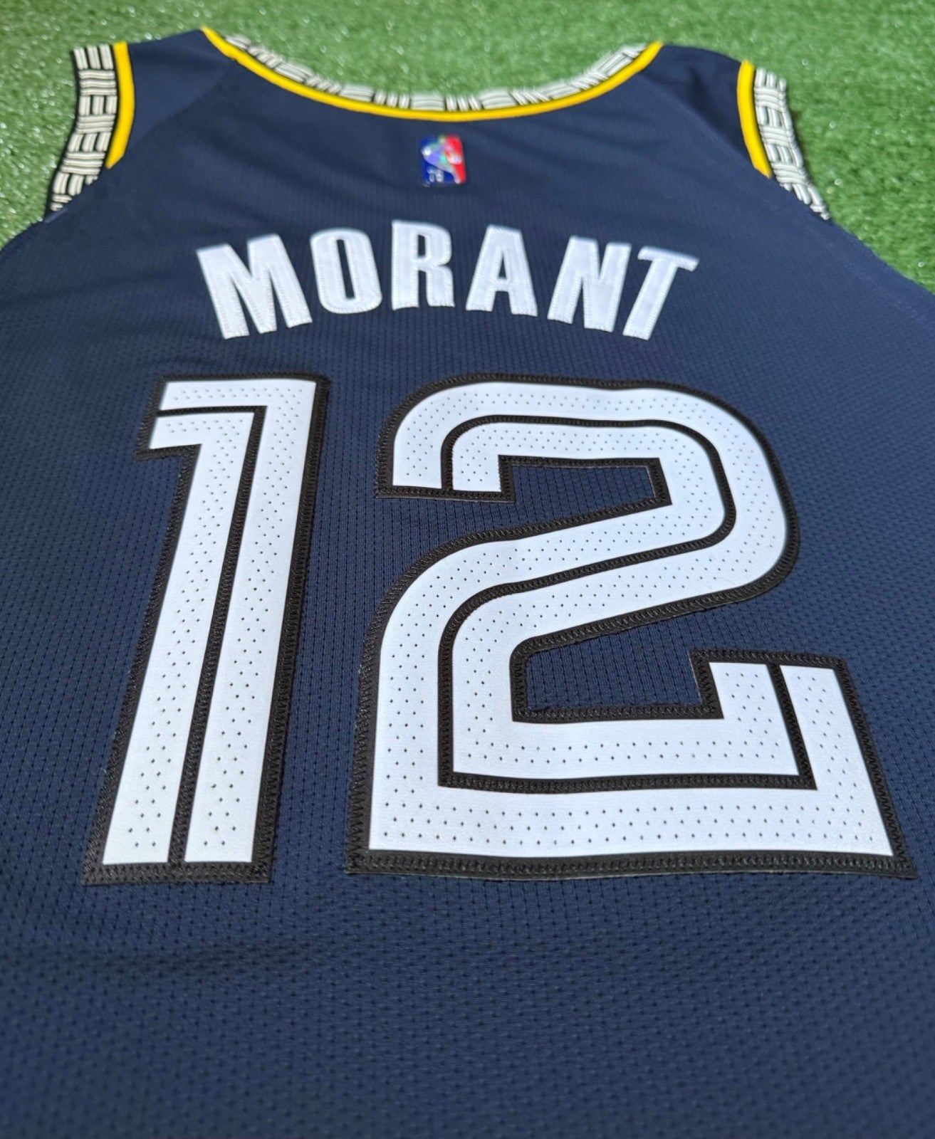 Ja Morant Memphis Grizzlies Jersey #12 Nike ADV Authentic Blue Size 52 (XL) NBA