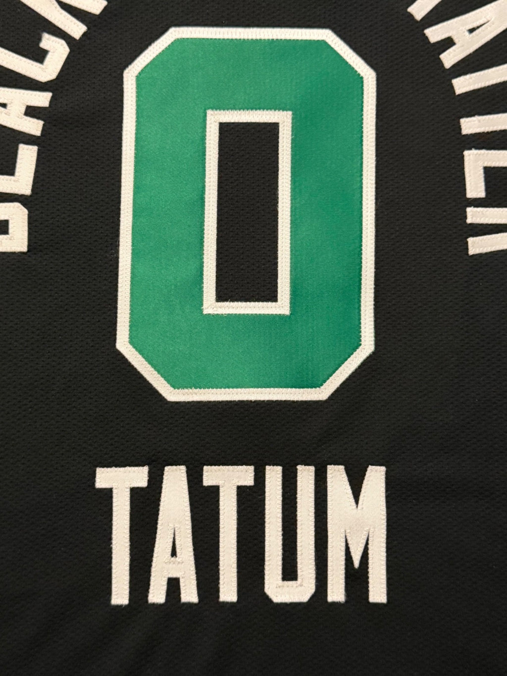 Jayson Tatum Boston Celtics Jersey #0 Nike VaporKnit Authentic Black Size 44 (M) NBA