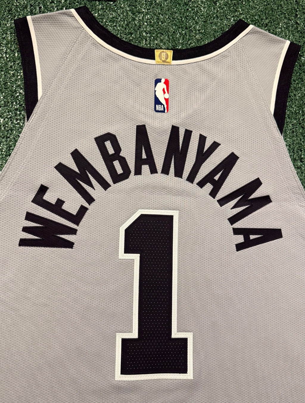 Victor Wembanyama San Antonio Spurs Jersey #1 Nike ADV Authentic Gray Size 48 (L) NBA