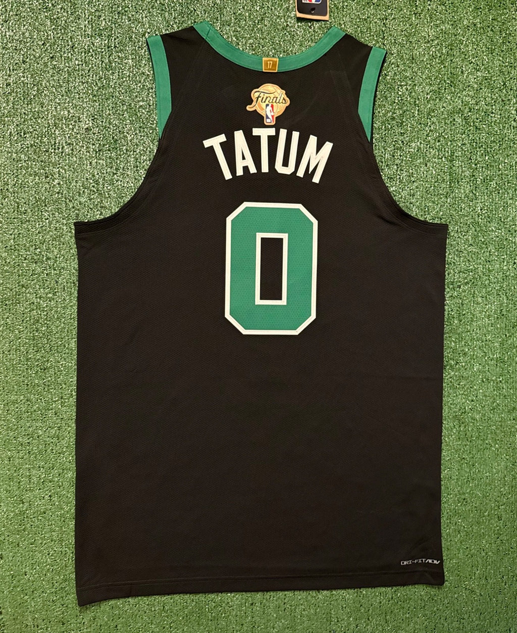 Jayson Tatum Boston Celtics Jersey #0 Nike ADV Authentic Black Size 48 (L) NBA