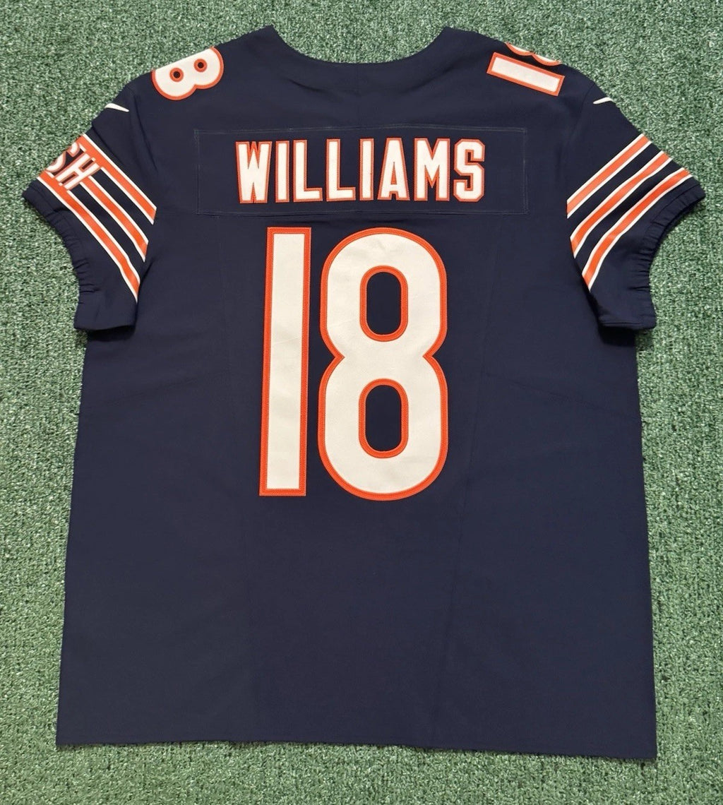 Caleb Williams Chicago Bears Jersey #18 Nike Vapor FUSE Elite Navy Size 48 (XL) NFL
