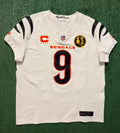 Joe Burrow Cincinnati Bengals Jersey #9 Nike Vapor FUSE Elite White Size 48 (XL) NFL