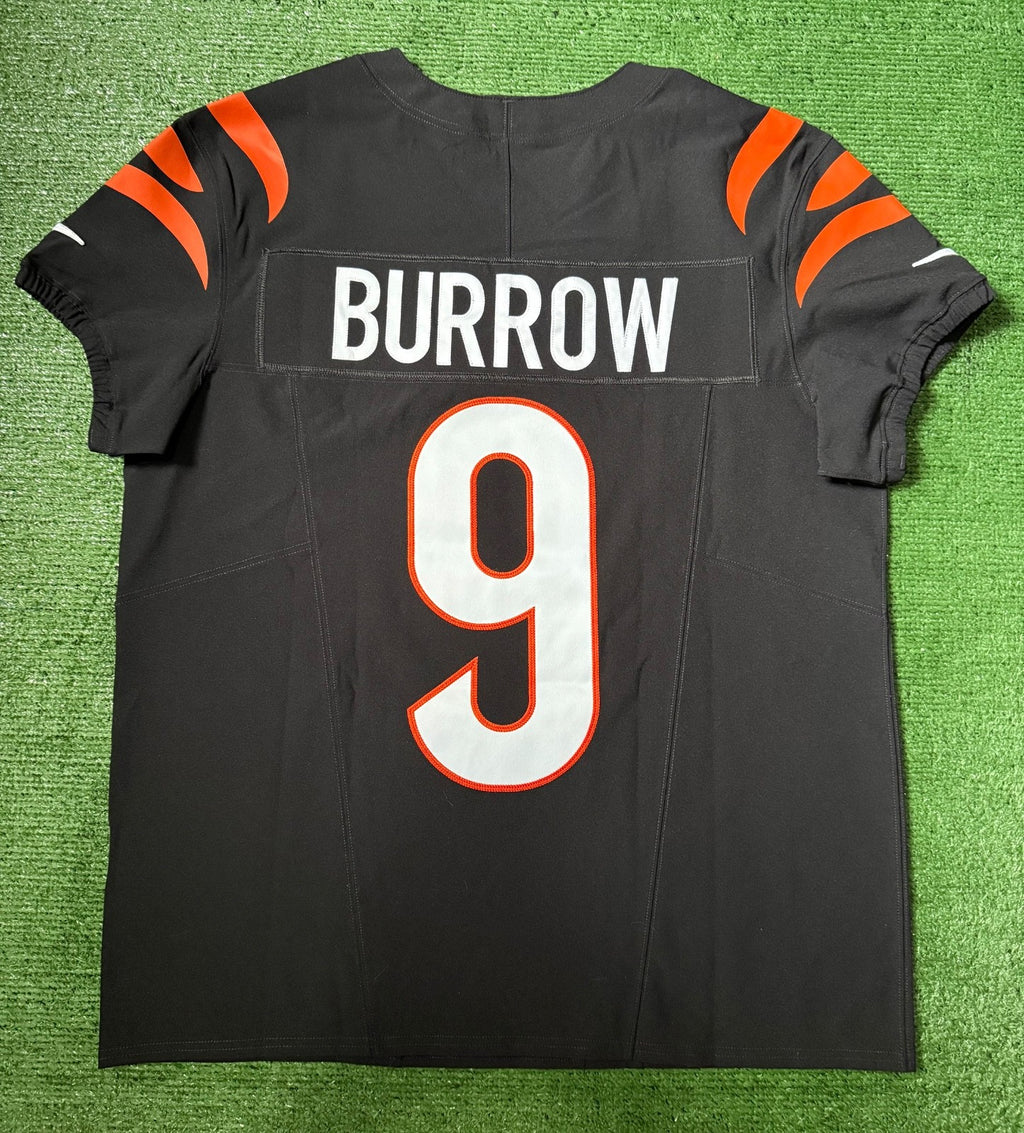 Joe Burrow Cincinnati Bengals Jersey #9 Nike Vapor FUSE Elite Black Size 44 (L) NFL