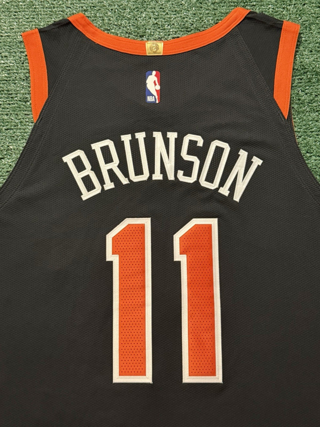 Jalen Brunson New York Knicks Jersey #11 Nike ADV Authentic Black Size 52 (XL) NBA