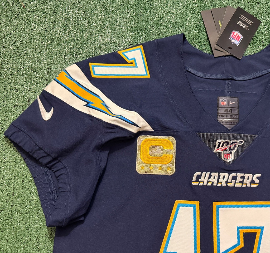 Philip Rivers Los Angeles Chargers Jersey #17 Nike Vapor Elite Navy Size 44 (L) NFL