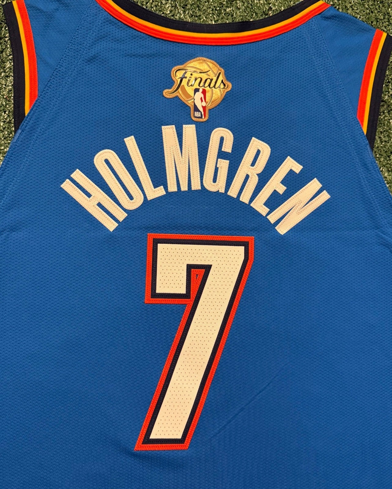 Chet Holmgren Oklahoma City Thunder Jersey #7 Nike ADV Authentic Blue Size 52 (XL) NBA