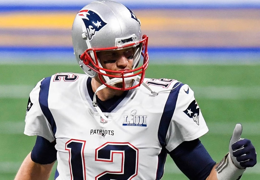 Tom Brady New England Patriots Jersey #12 Nike Vapor Elite White Size 44 (L) NFL