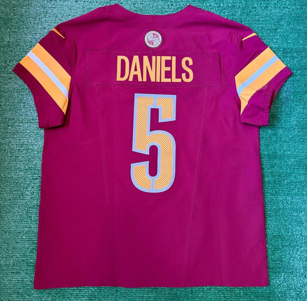 Jayden Daniels Washington Commanders Jersey #5 Nike Vapor Fuse Elite red size 48 (XL) NFL
